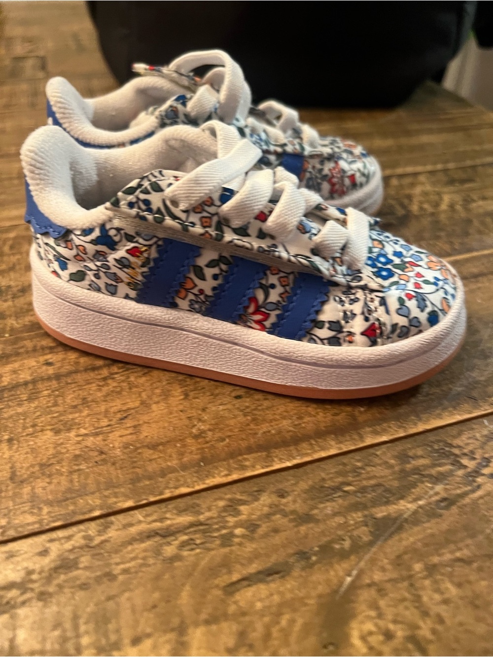 CAMPUS 00S X LIBERTY LONDON COMFORT CLOSURE ELASTIC LACE SHOES KIDS